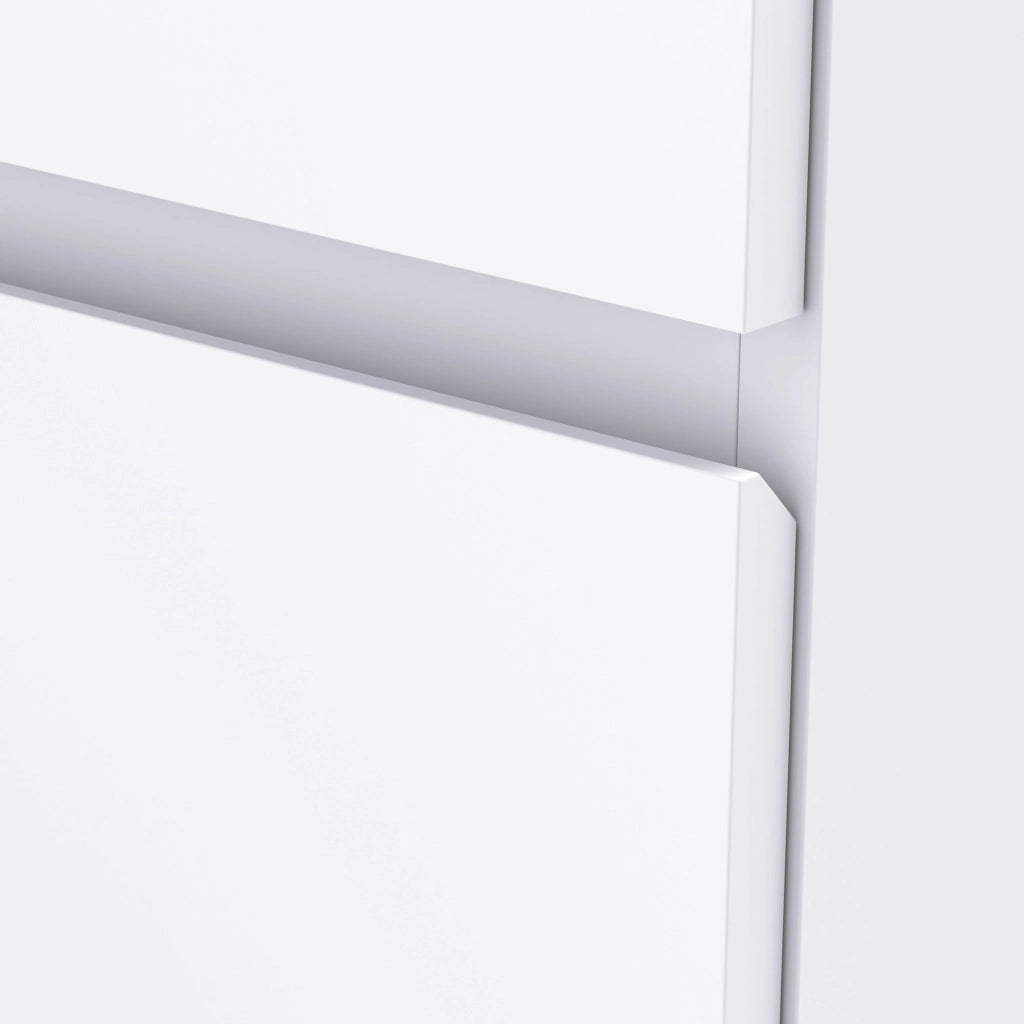 Cassettiera com¨° sideboard 4 cassetti ¨C Minimal ¨C bianco 55x33x80