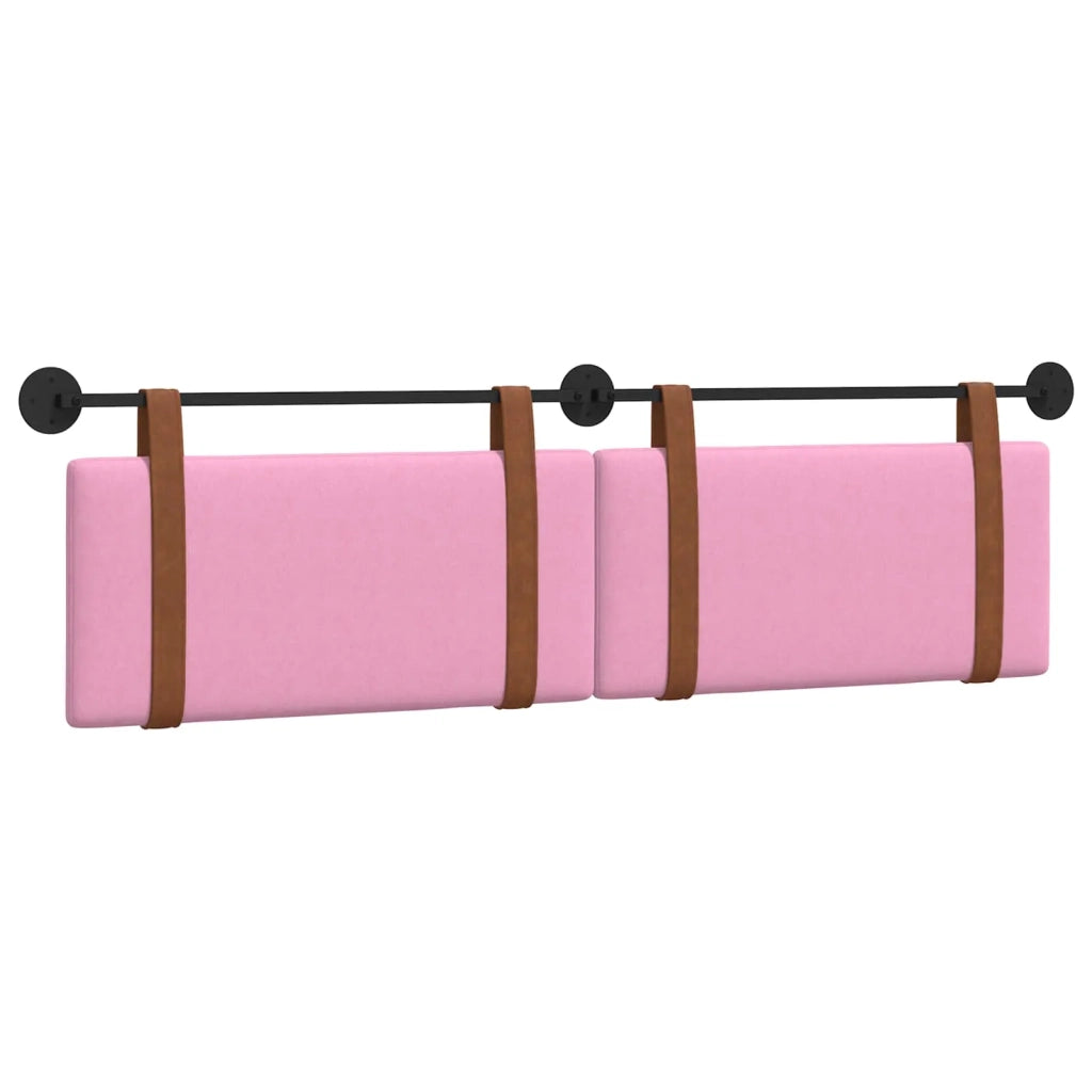 Testata appesa Tinta unita Rosa 190 x 55 x 5 cm PU Antico 42031523