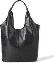 Borsa hobo morbida Drop, nera, unico modello