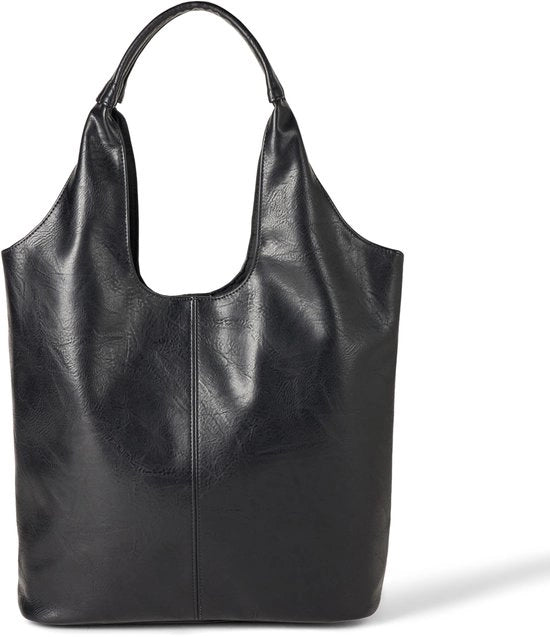 Borsa hobo morbida Drop, nera, unico modello