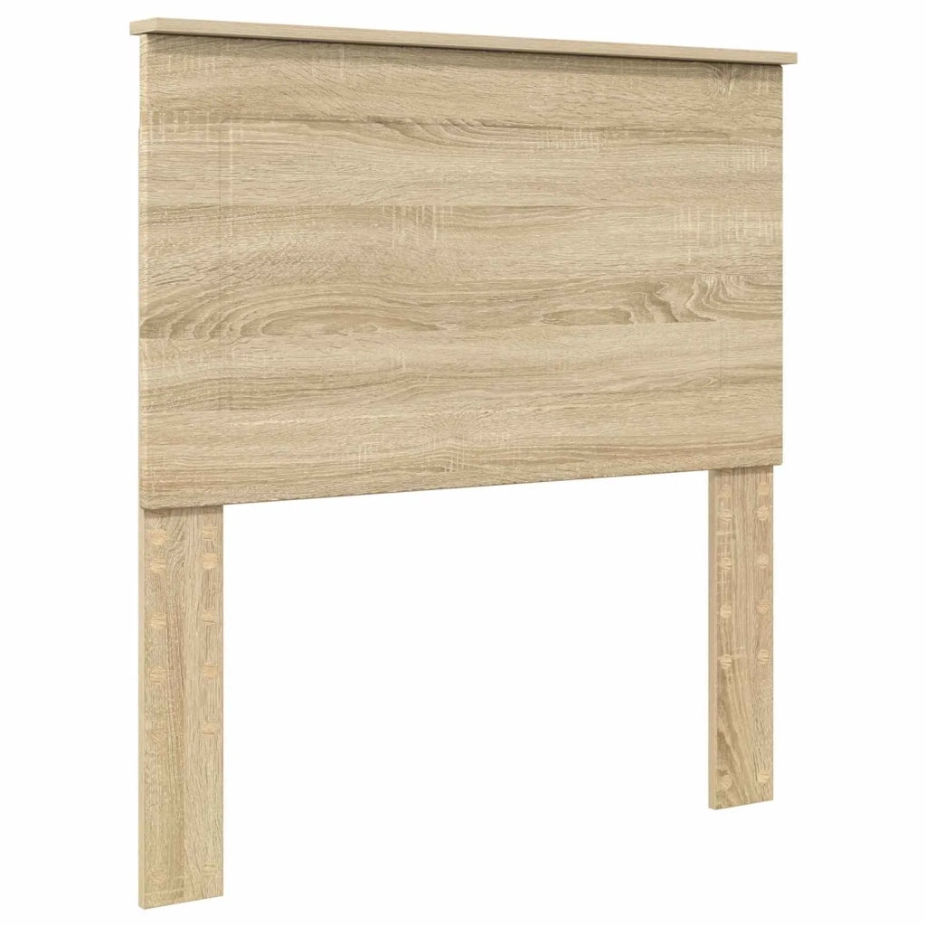 Letto singolo | Letto per adulti | Struttura del letto Rovere Sonoma 75 x 190 cm Pino massello