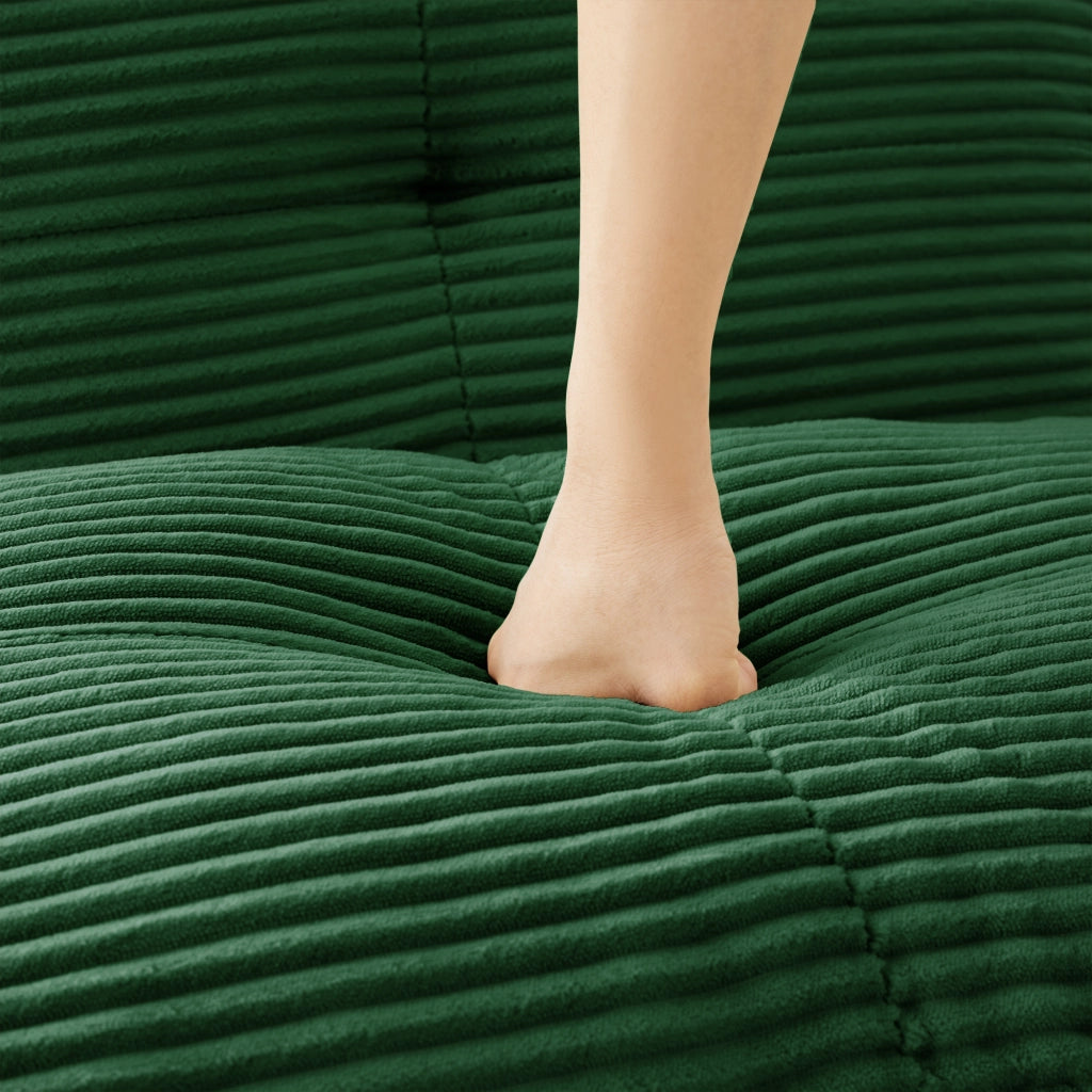 Cloud Modulsofa - Zephmum - 3-Sitzer, Gr¨¹n, Montagefrei