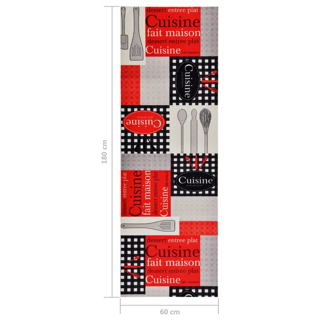 Zerbino | Tappetino da Cucina Lavabile Cuisine 60x180 cm