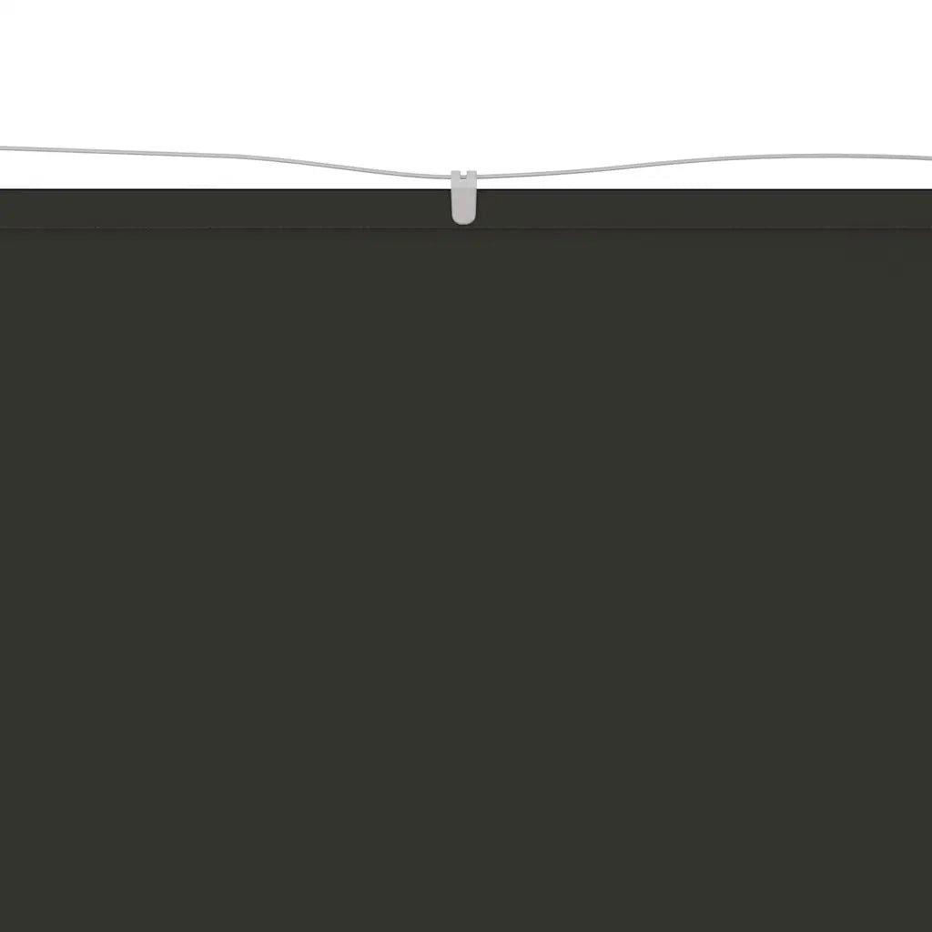 Paravento Verticale Antracite 180x1000 cm Tessuto Oxford 148225