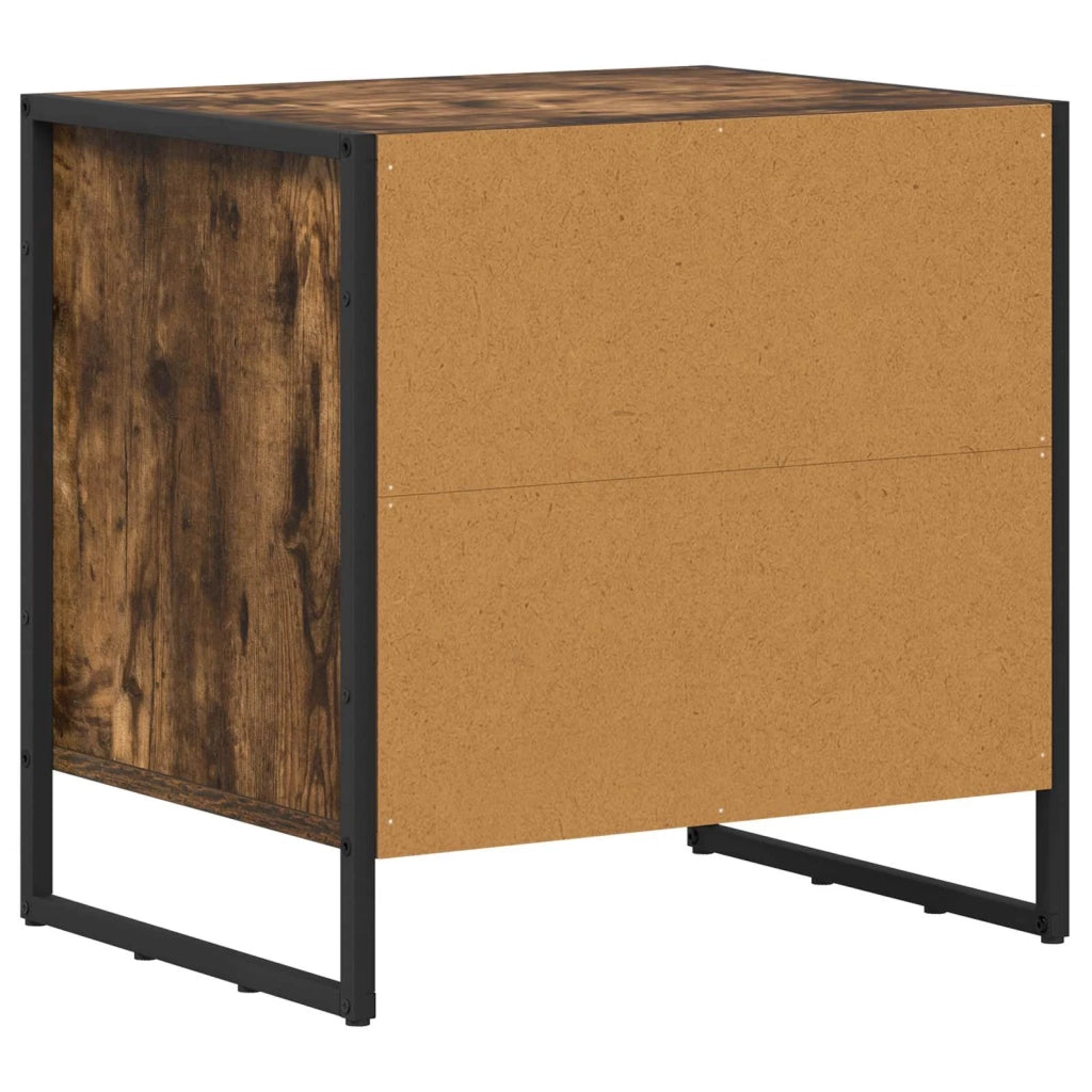 Comodino Quercia Fumosa 50 x 39.5 x 50 cm Legno multistrato 886682
