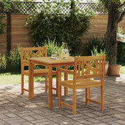 Set da Pranzo per Giardino 3 pcs Marrone 3375656