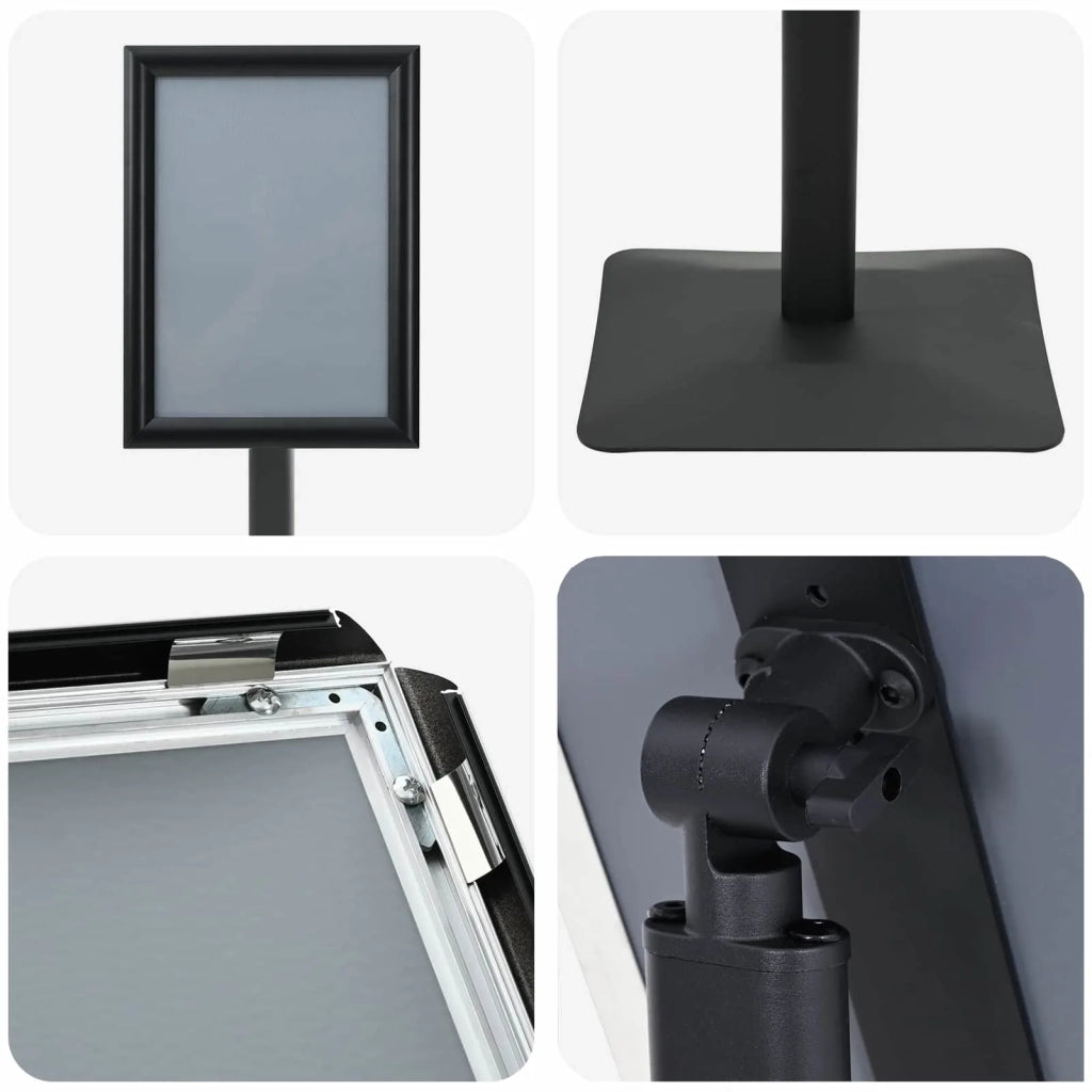 Supporto Poster a Piedistallo Argento a4 Ghisa 42020978