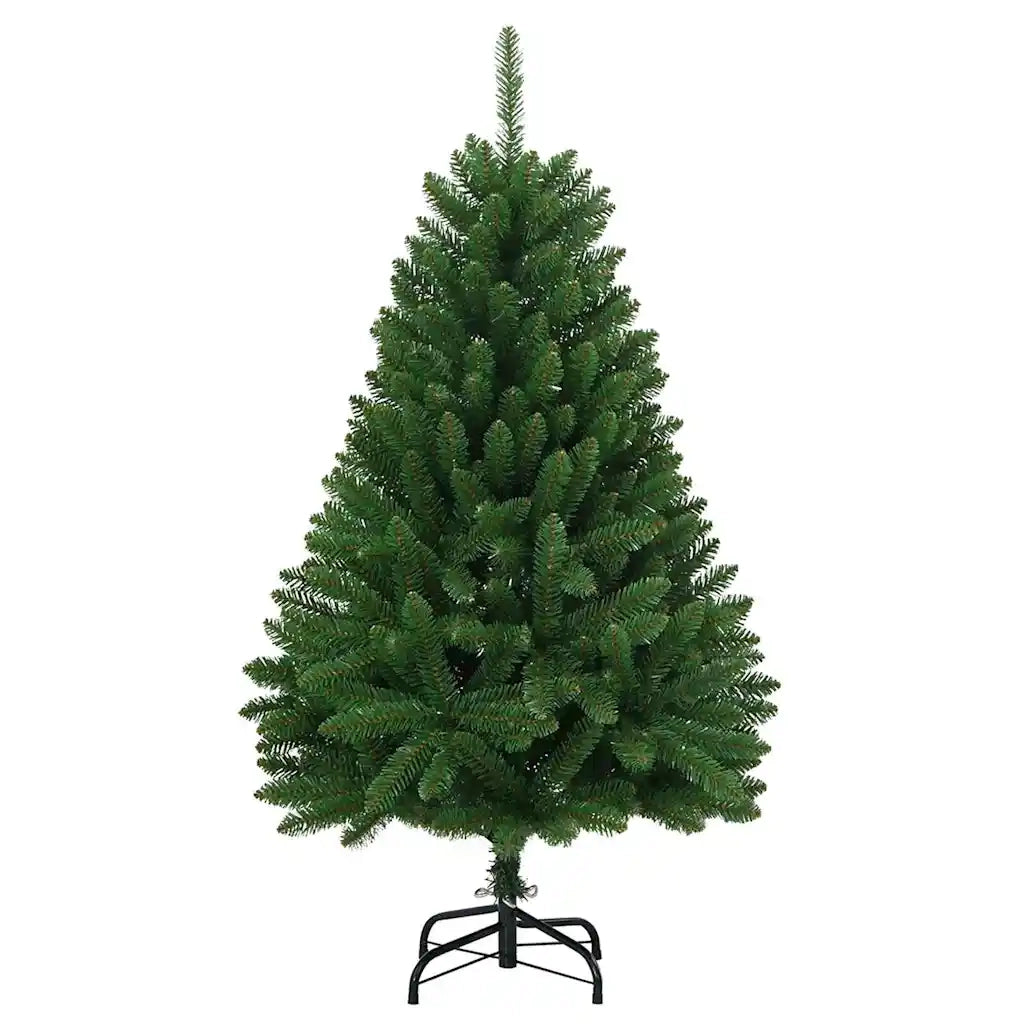 Albero di Natale Artificiale-Albero Natalizio Verde 120 cm PVC e Metallo 776884