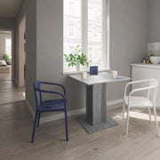 1 Pcs Gray Sonoma Wood Dining Table 80x80x75 Cm Square Modern Minimalist Design Sturdy Durable For Small Apartment Kitchen Living Room 4 Seater Meal Desk Coffee Table Workstation