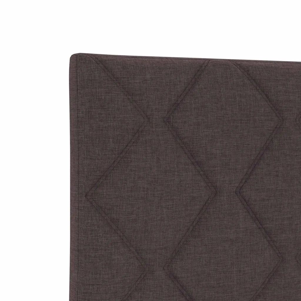 Letto box spring con materasso Marrone Scuro 160 x 200 cm 3451513