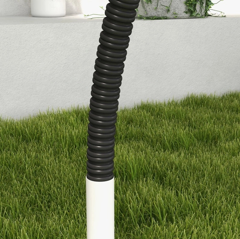 Set agility per cani ULEVR 4 pezzi 89x69x99 cm con picchetti da terreno e borsa Oxford, bianco e nero