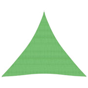 Tenda a vela parasole 160 g/m² HDPE 3,6 x 3,6 x 3,6 m verde chiaro 02_0009375