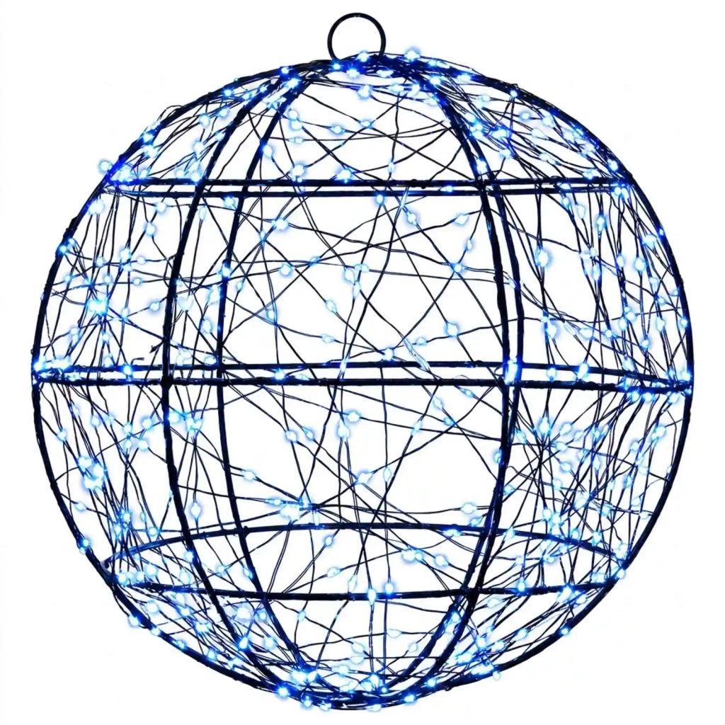 Luce a punta di Natale 2 pz 600 LED Blu Diametro 30 x 32 cm 42049788