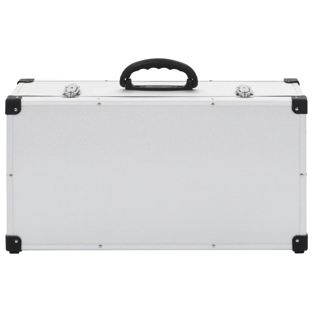 Custodia CD per 80 CD in Alluminio ABS Argento 91854