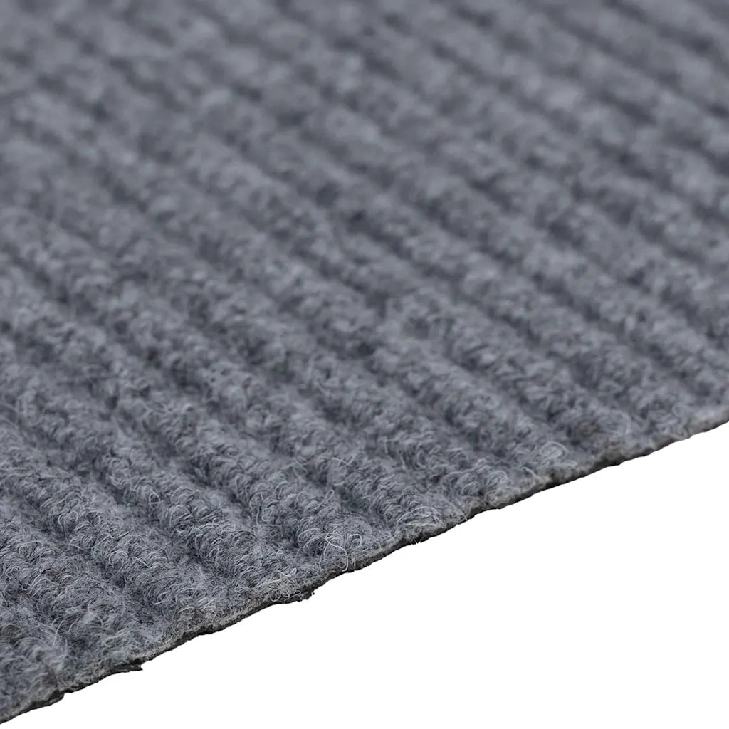 Runner in Moquette | Runner Tappeto Grigio chiaro 100 x 100 cm Tessuto