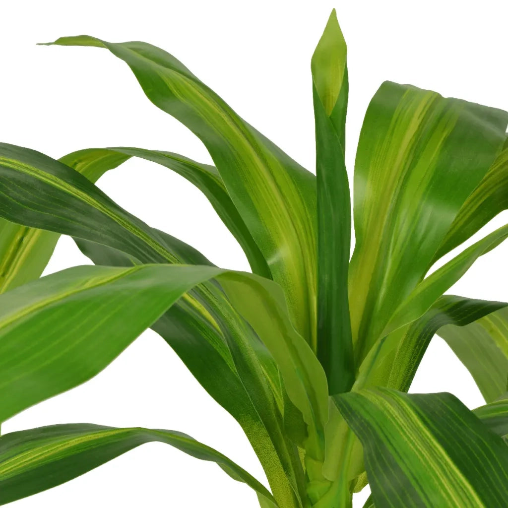 Dracena Pianta Artificiale con Vaso 100 cm Verde 244451