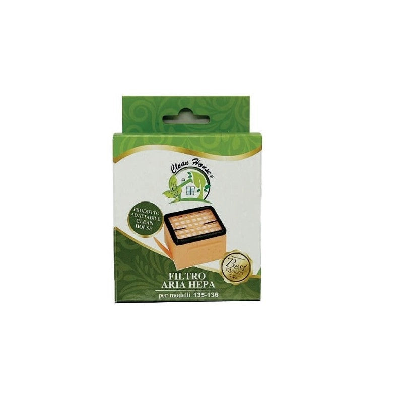 Filtro aria HEPA per aspirapolvere mod. 135-136
