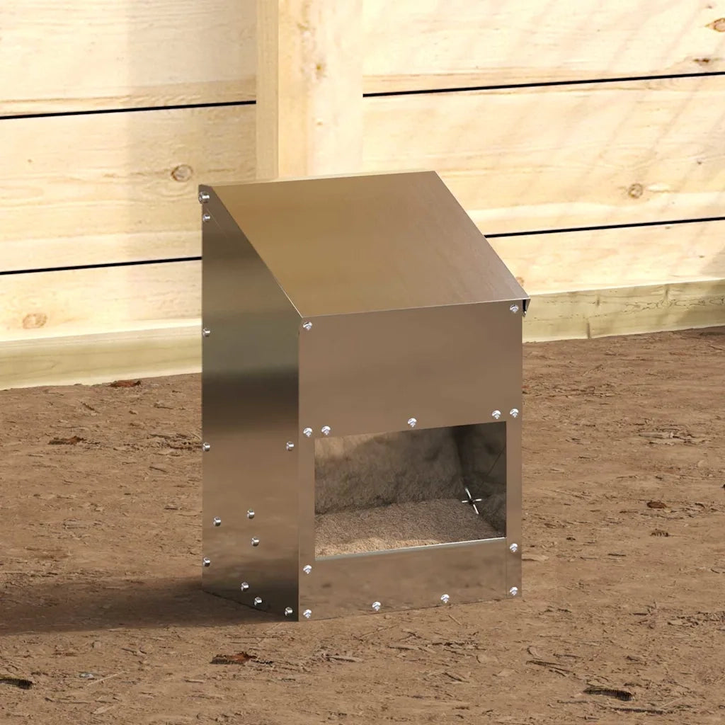 Feeder per pollo Argento 21 x 16 x 33 cm Acciaio zincato CFW5131133