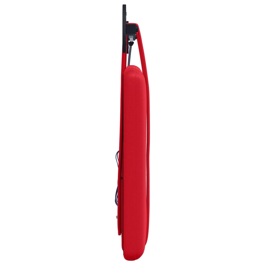 Testiera | Testata sospesa Con luce LED Rosso Similpelle