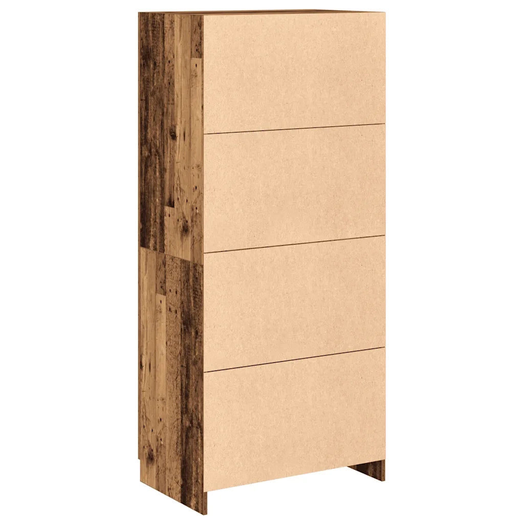 Armadio Legno Antico 80x52x180 cm in Truciolato CFW7522560