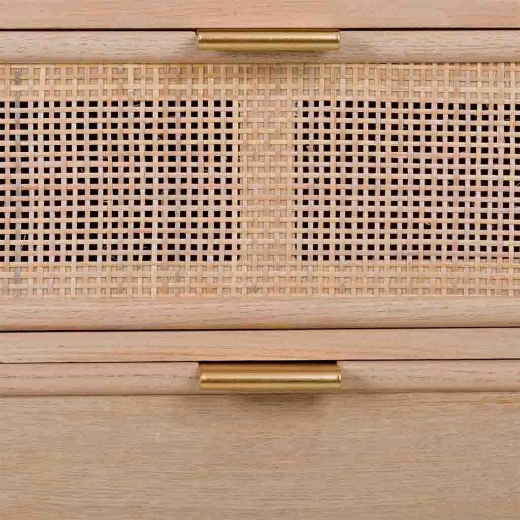 Scaffale in MDF e griglia, marrone, 90x37x189 cm