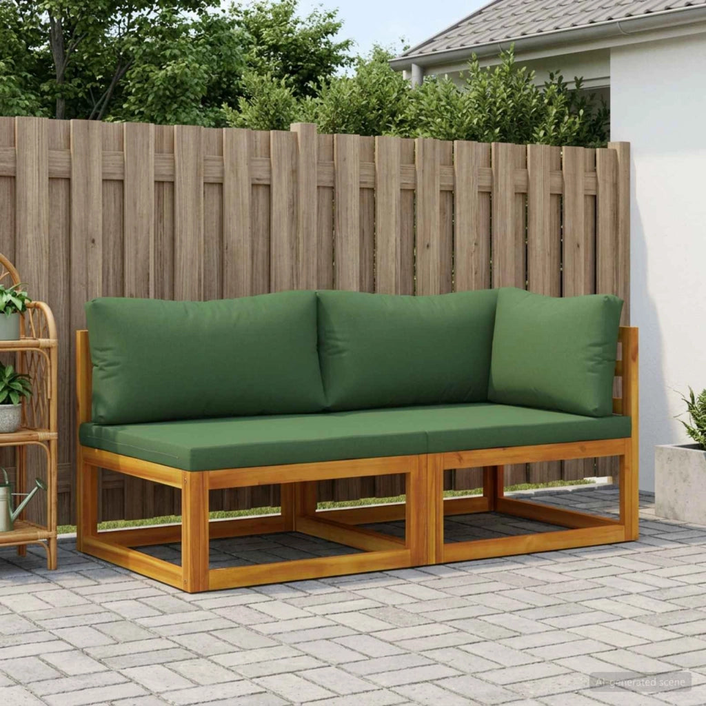Set divano componibile con cuscini 2 pz 2 posto 42028317