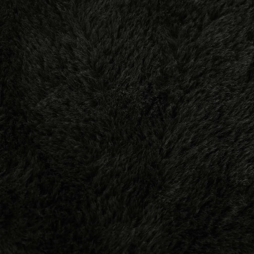 Federa 2 pz HOUTEN Nero 40 x 40 cm Pelliccia di Coniglio Finta 917086