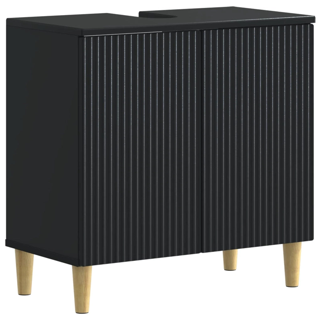 Set di Armadi da Bagno da 2 Pezzi ARNHEM Nero 3417604