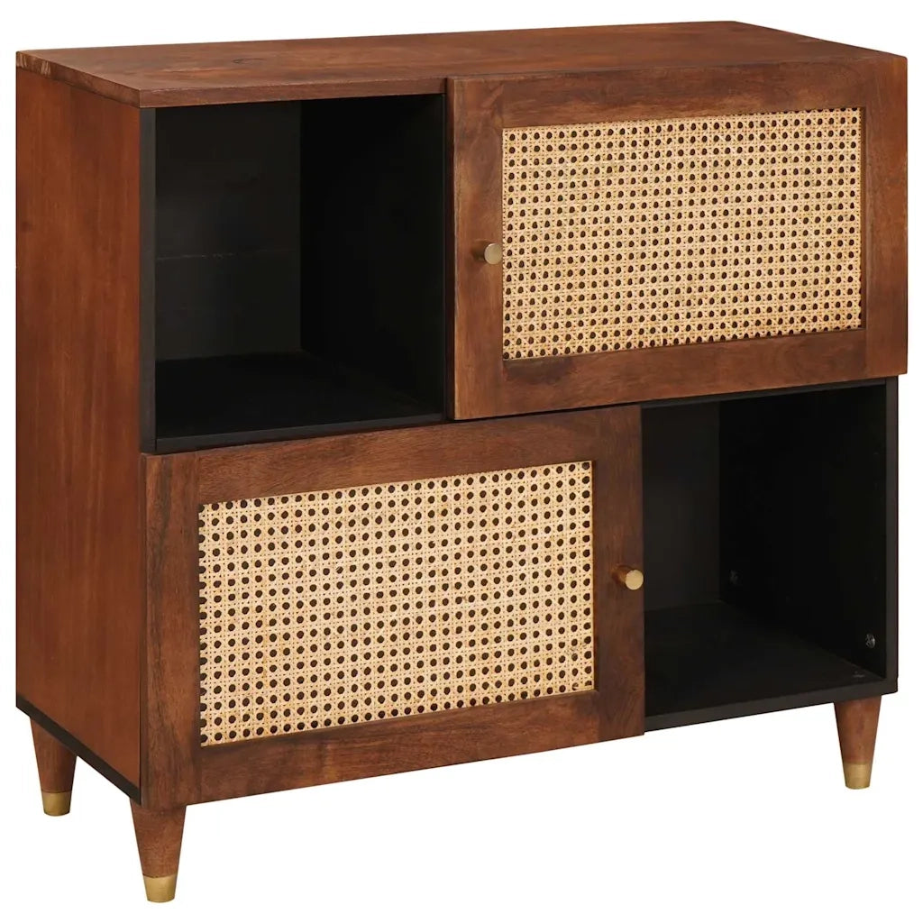 Credenza Marrone 80 x 33,5 x 75 cm Legno di mango massello 4018907