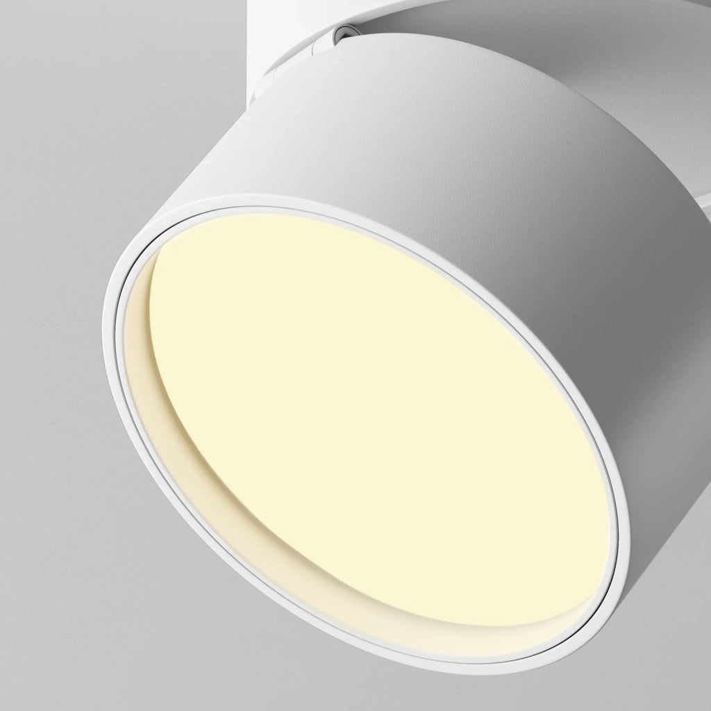 Maytoni Plafoniera moderna Onda 1 luce LED integrato bianco alluminio