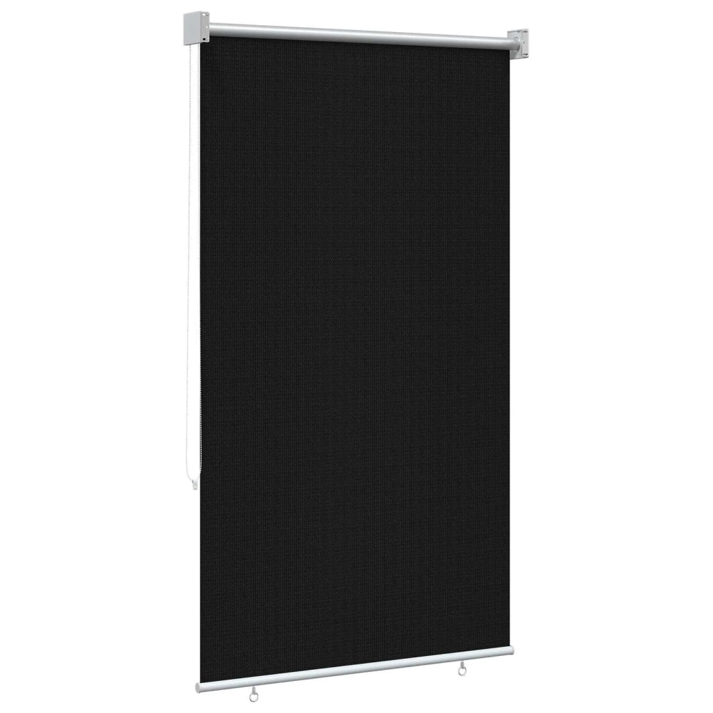 Tenda a Rullo Esterno Blocco UV 90% Nero 80 x 140 cm HDPE 42036065
