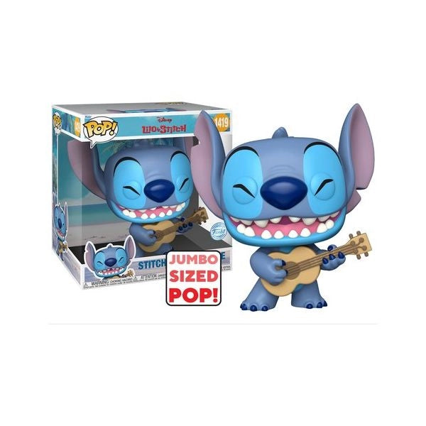 Funko 76786 pop animation disney lilo & stitch stitch w/ukulele 10 1