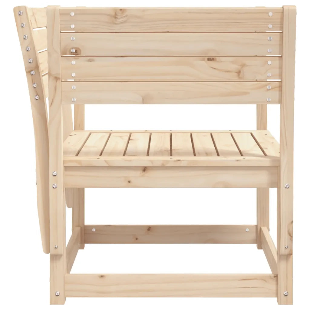Sedia da Giardino in Legno Massello Pino 844674