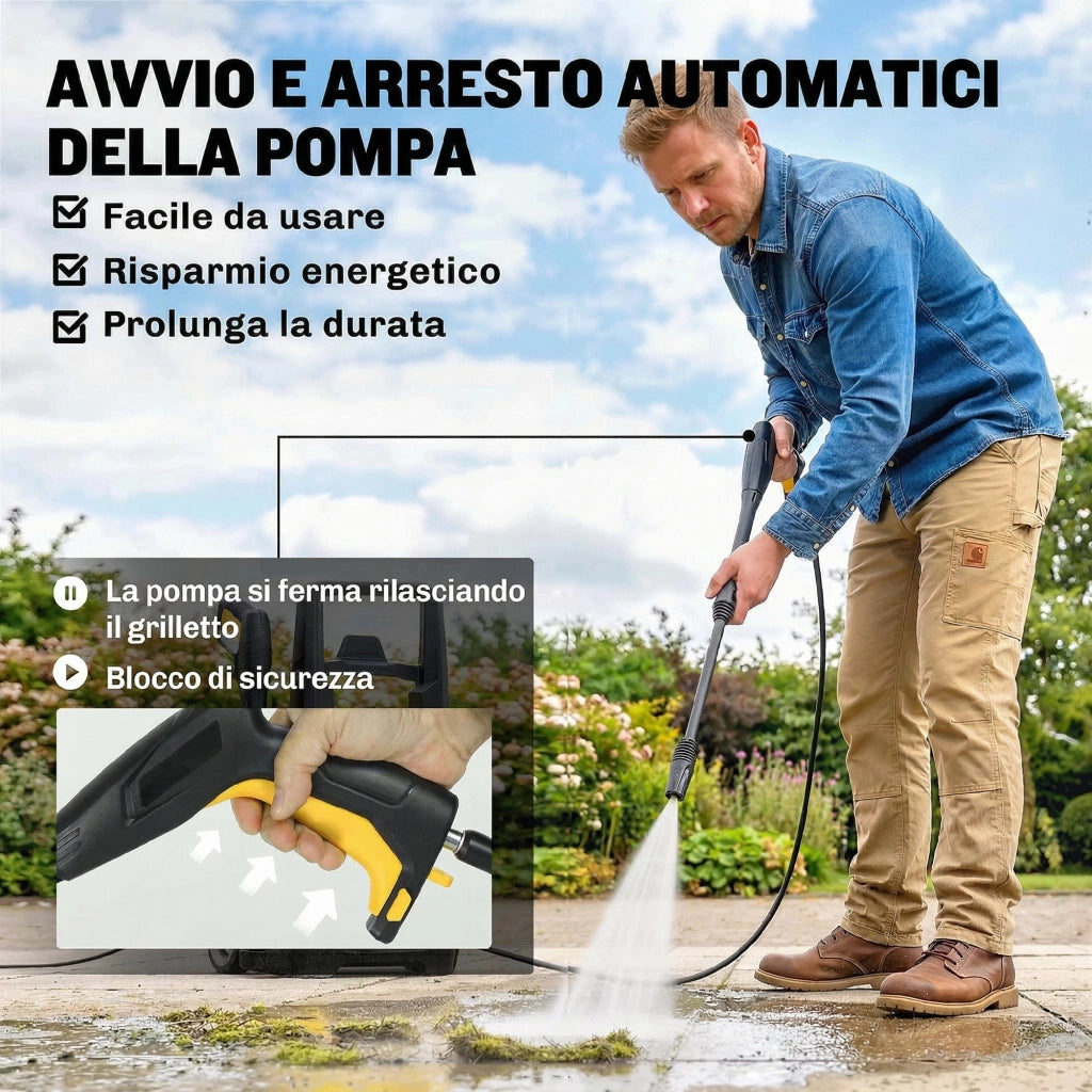 Idropulitrice 1600W ¨C zephmum ¨C Giallo