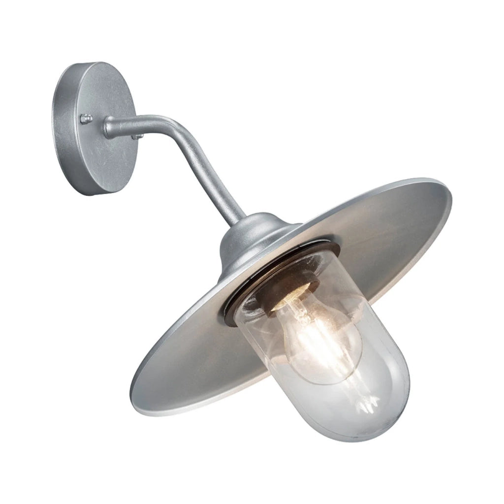 LÚZETE - LAMPADA DA PARETE ESTERNA E27 IP44 ZINC TULSI