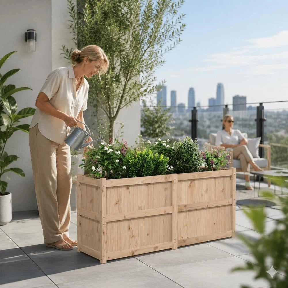 Plant Pot 150x50x70 Cm Solid Pine Wood