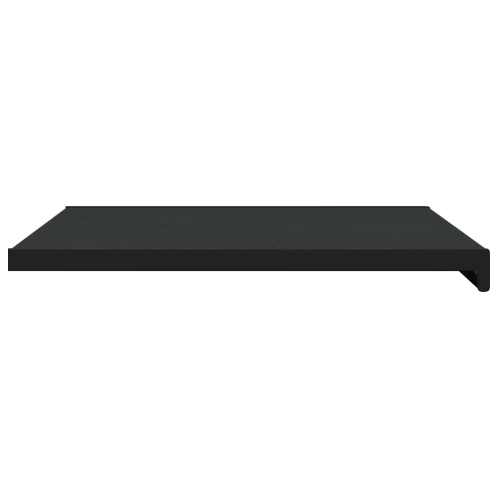 Soglia della Finestra Nero con Venature del Legno PVC 42046882