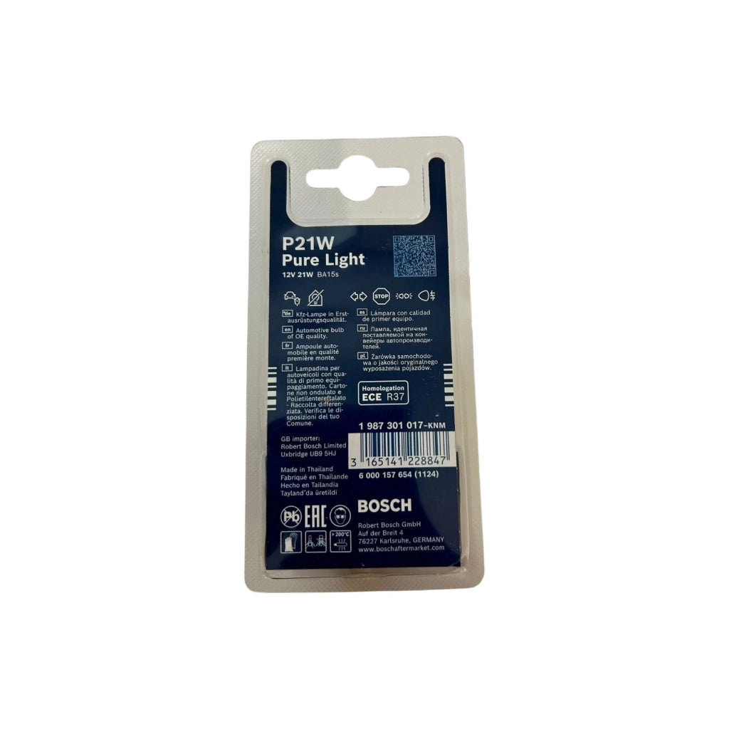 LAMPADINA BOSCH P21W  PURE LIGHT