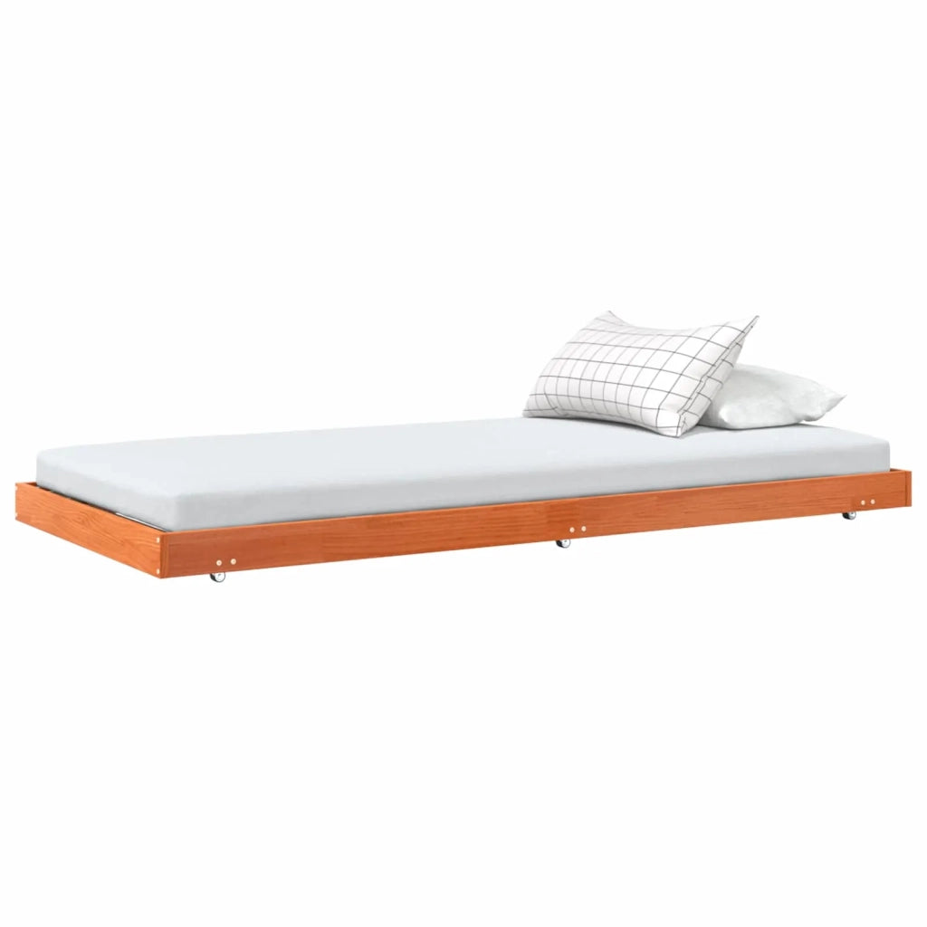 Struttura del letto Marrone cerato 80 x 200 cm Pino massello 864061