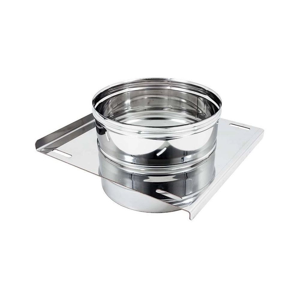 Piastra intermedia da 300mm in acciaio inox mf aisi 304
