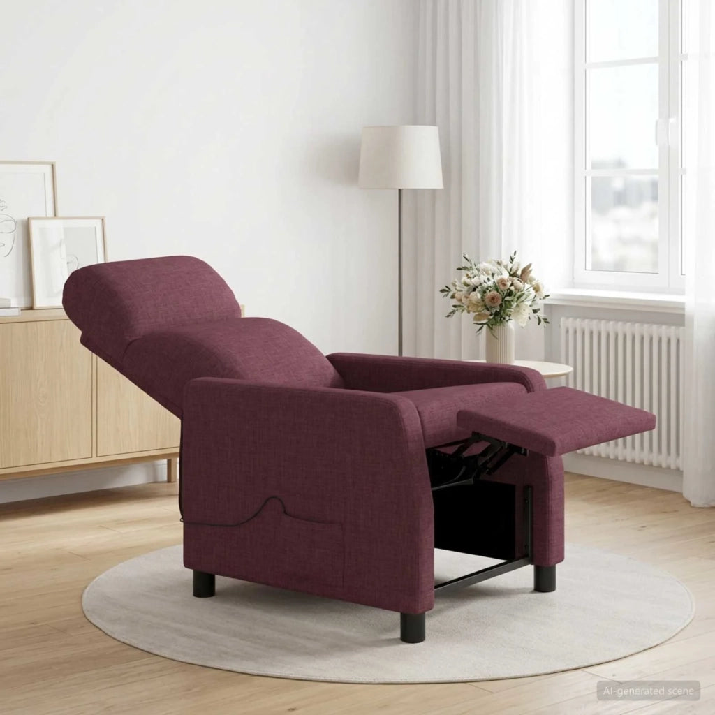 Poltrona Massaggiante Viola Tessuto 42035108