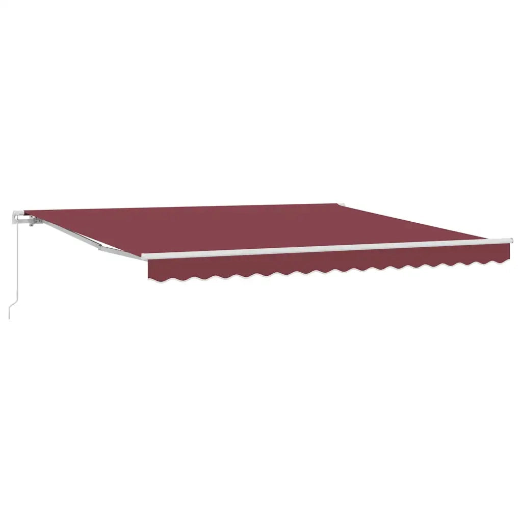 Tenda da Sole Retrattile Manuale Bordò 400x300 cm