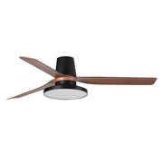 PUNT TUB TAK M Ventilatore nero/noce 4000K