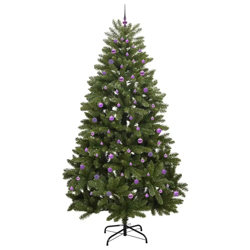 Albero di Natale artificiale 270 cm 300 LED Bianco caldo Verde 3395718
