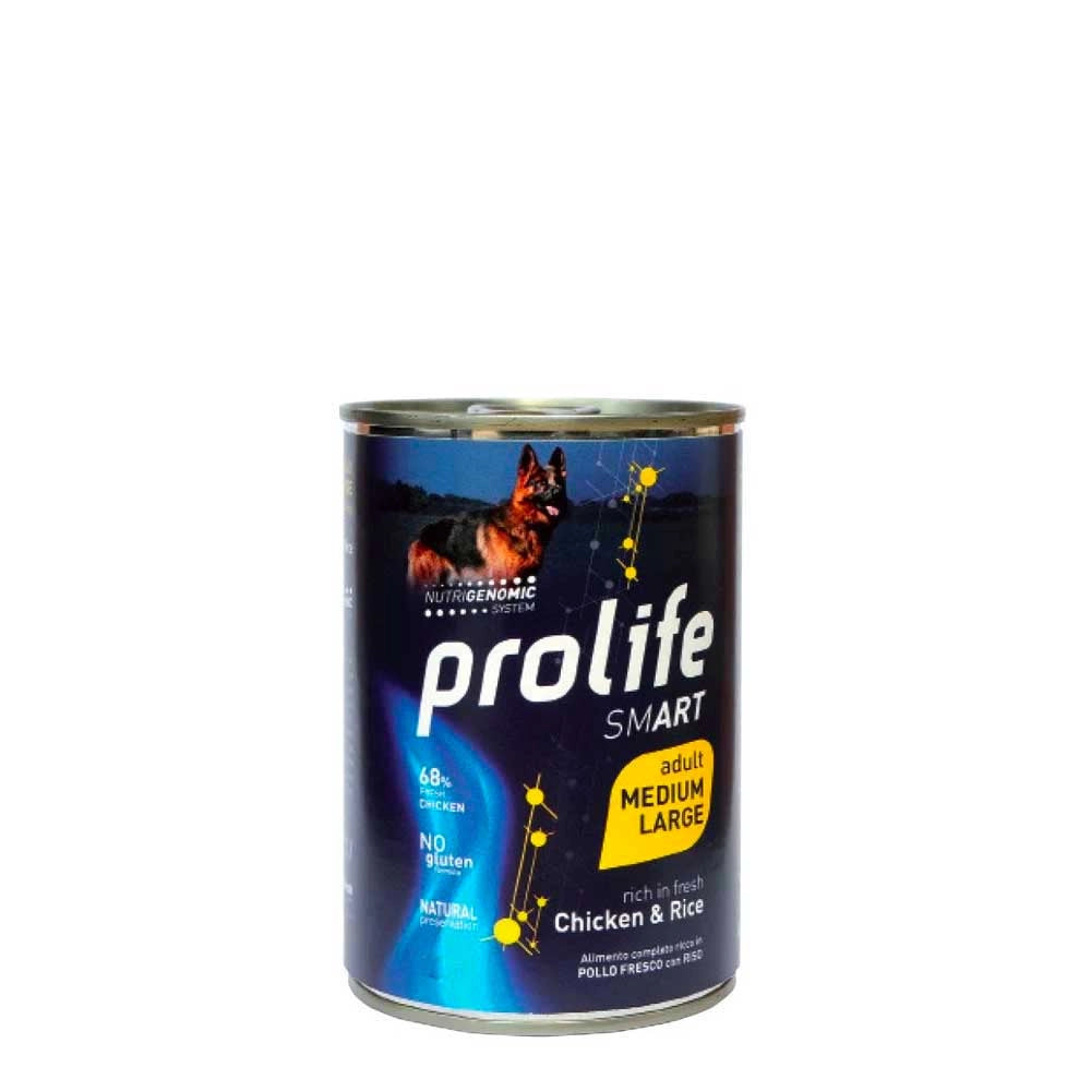 Prolife Adult Pollo e riso 6x800g umido cane