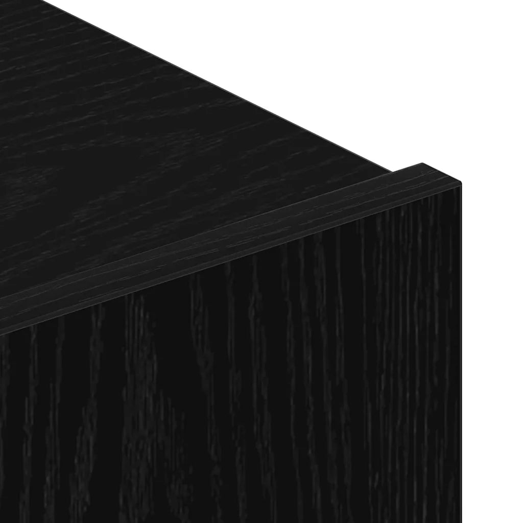 Mobile TV Rovere Nero 100 x 30 x 30 cm Legno multistrato 862487