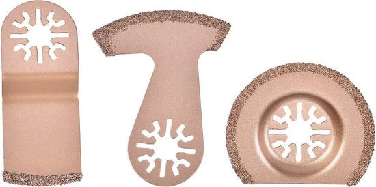 Accessori oscillanti - 3 pezzi di multitool seghe per legno, metallo e plastica