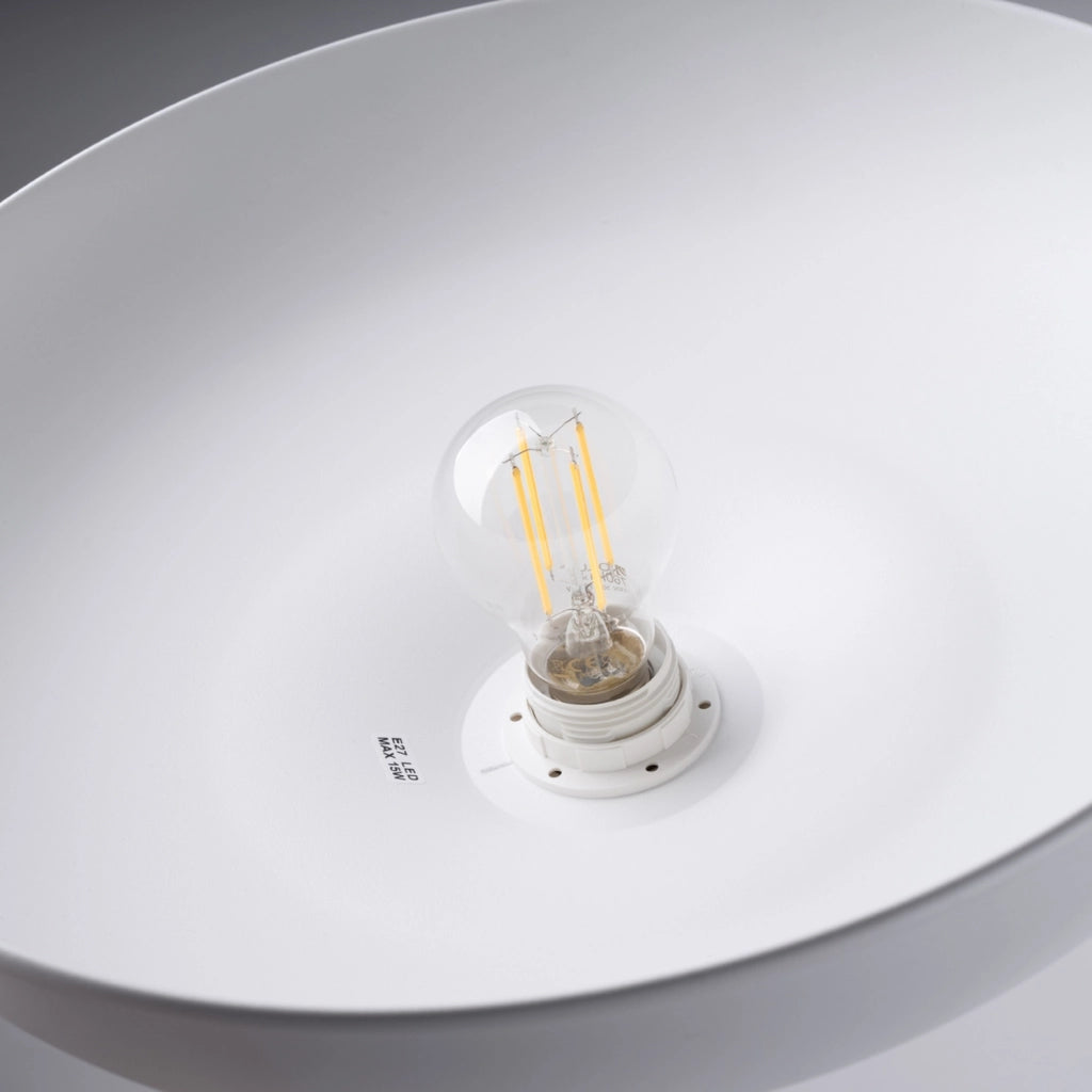 Lampada sospensione bianca ROSELA E27 15W Pure Lume