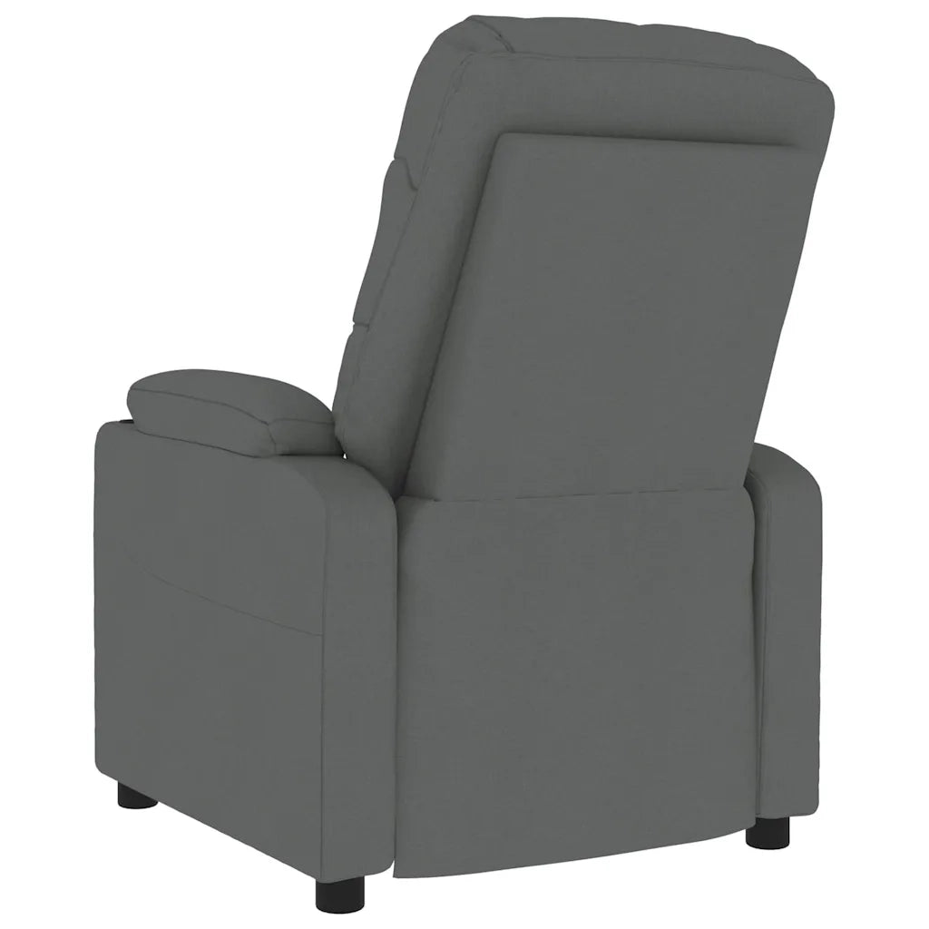 Divano Sedia-Poltrona Massaggiante Grigio Scuro in Tessuto 304261
