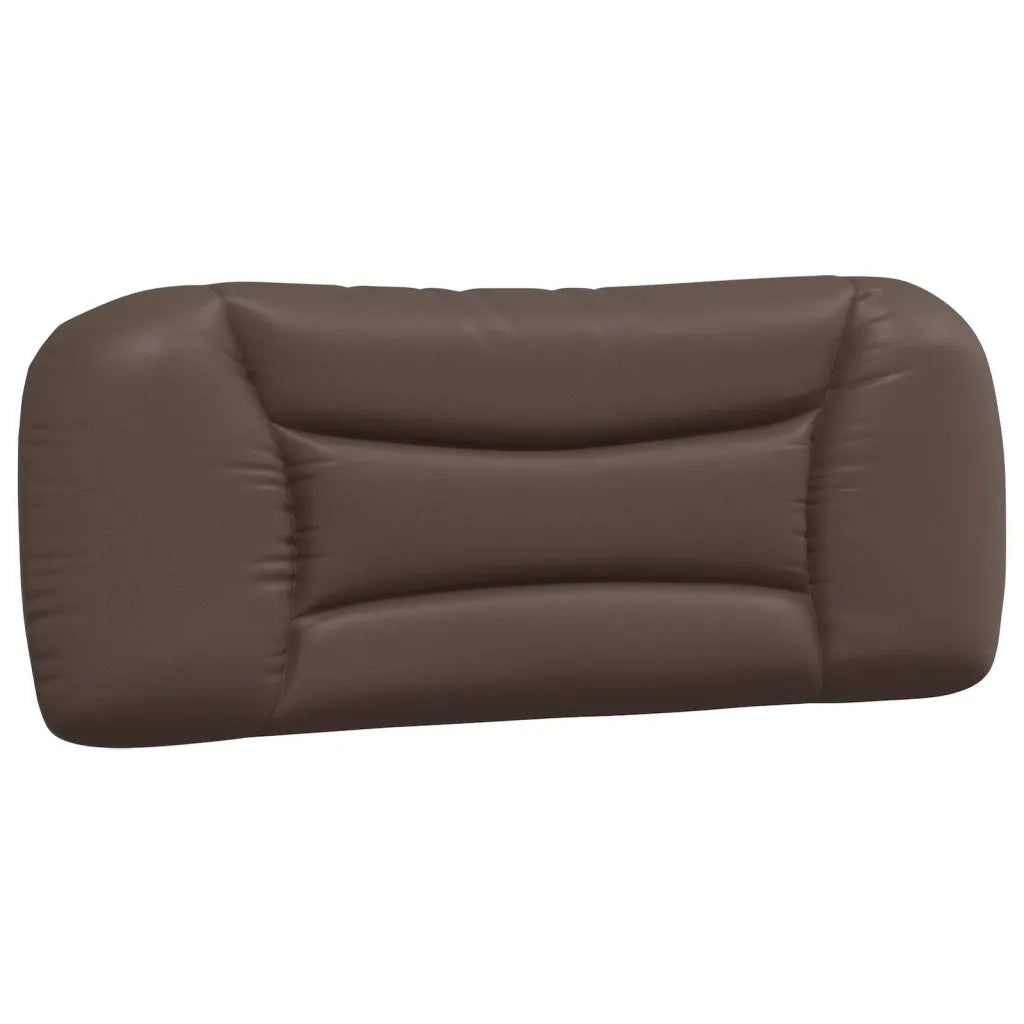 Cuscino Testiera Hvar Marrone 100 cm in Similpelle 374558